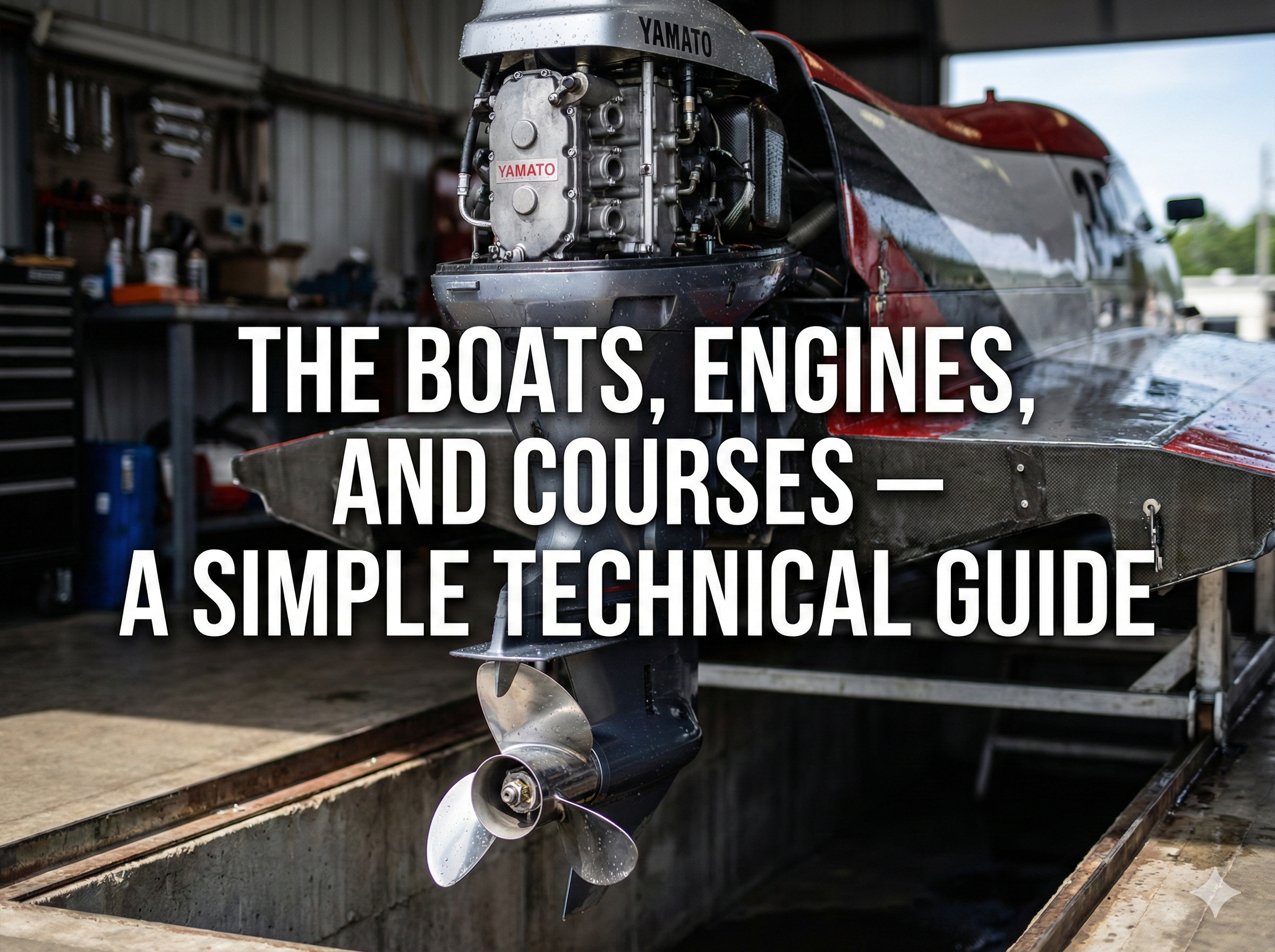 The Boats, Engines, and Courses — A Simple Technical Guide